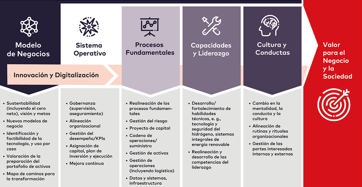 Figura 2: Estructura dss+ para la transformaci&oacute;n empresarial